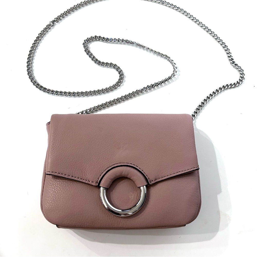 New Never Used Vince Camuto Blush Pebble Leather Crossbody Bag